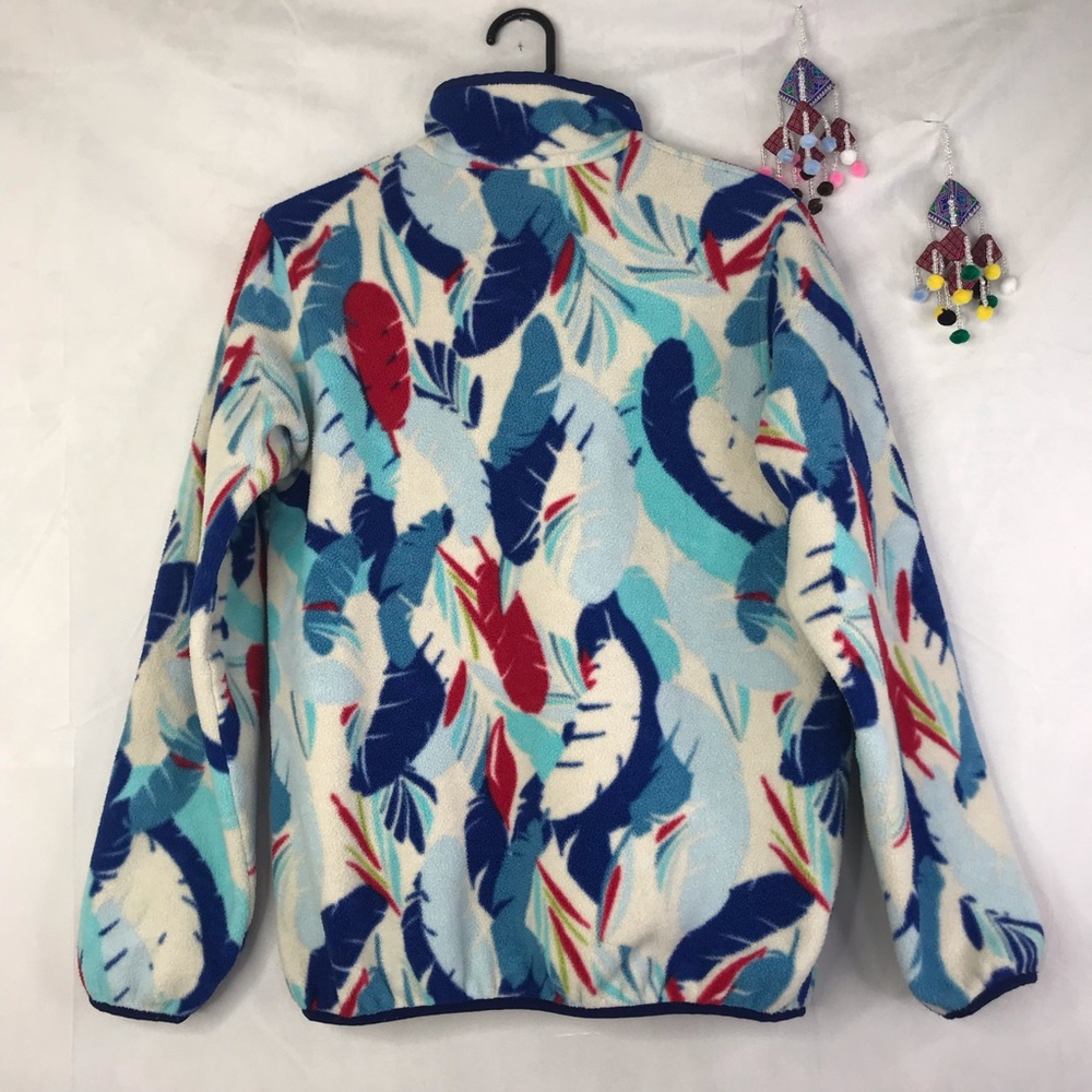 Patagonia Synchilla Multicolor Feather Pattern Sweater - Picture 2 of 9